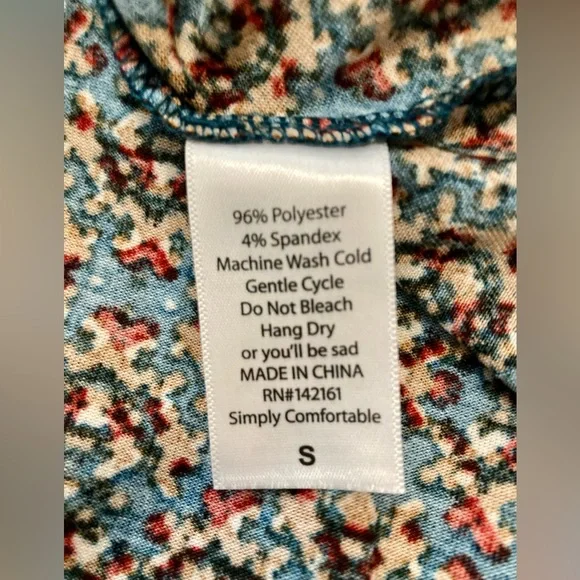 LulaRoe midi dress size S - Picture 4 of 6